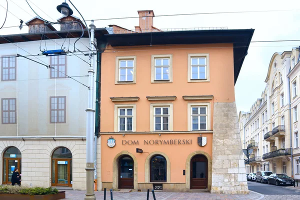 Kazimierz的历史建筑 波兰克拉科夫前犹太人居住区 — 图库照片