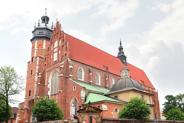 Basiliek Van Het Corpus Christi Krakau Polen — Stockfoto