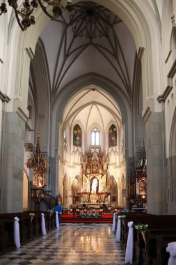  Krakow, Polonya 'daki St. Joseph Kilisesi' nin İçi