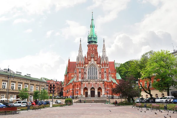 stock image Church of St. Joseph in Krakow, Poland