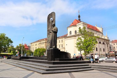Lviv, Ukrayna 'daki Taras Shevchenko Anıtı