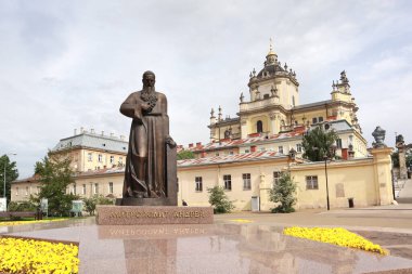 Ukrayna, Lviv 'deki Başpiskopos Andrey Sheptytskyi Anıtı
