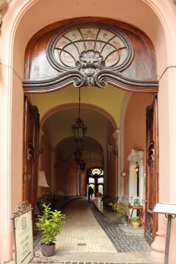 Lviv, Ukrayna 'daki bilim adamları evi (eski Noble kumarhanesi)