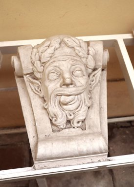 Ukrayna 'nın Lviv kentindeki Pazar Meydanı' ndaki Tarihi Müzede klasik mimari detay