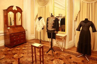 Lviv, Ukrayna 'daki Pazar Meydanı' ndaki Tarihi Müze 'nin İçi