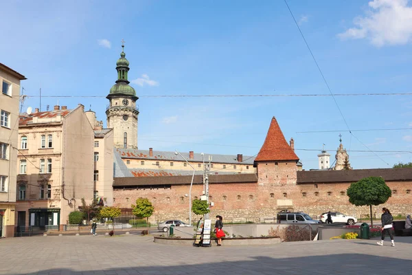 Glinyansk Gate Lviv Ουκρανία — Φωτογραφία Αρχείου