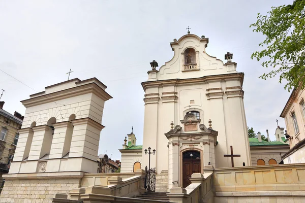 Kościół Antoniego Padwy Lwowie Ukraina — Zdjęcie stockowe