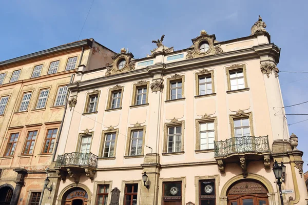 Palazzo Lubomirski Piazza Del Mercato Lviv Ucraina — Foto Stock