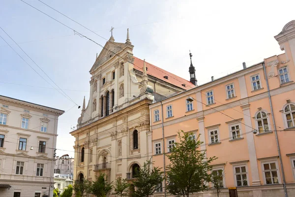 Igreja Jesuíta São Pedro Paulo Lviv Ucrânia — Fotografia de Stock