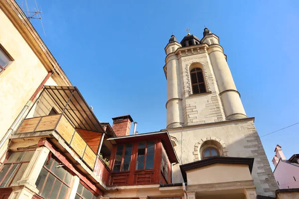Campanario Catedral Armenia Lviv Ucrania — Foto de Stock