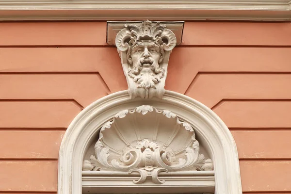 Detail of National Museum named A. Sheptytsky (former villa of professor Emil Abdank Dunikovsky) in Lviv, Ukraine