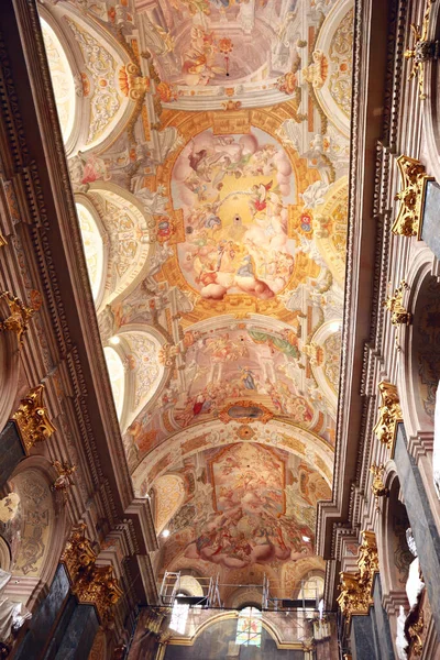 Plafond Église Jésuite Saint Pierre Paul Lviv Ukraine — Photo