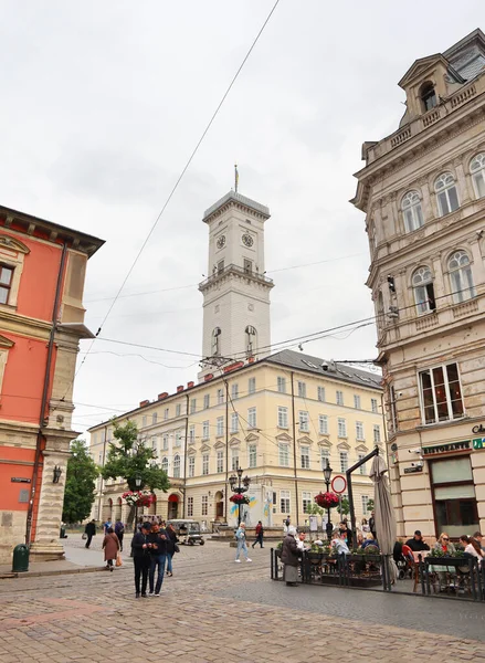 Ayuntamiento Lviv Ucrania — Foto de Stock