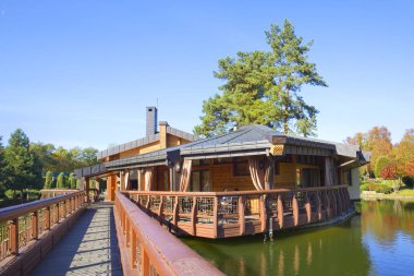 Mezhyhirya - Ukrayna 'nın başkenti Kyiv' de Başkan Yanukoviç 'in eski cumhurbaşkanı konutu