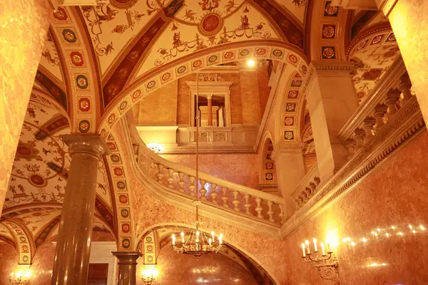 Interior Hungarian State Opera House Budapest Hungary — Stock Photo, Image