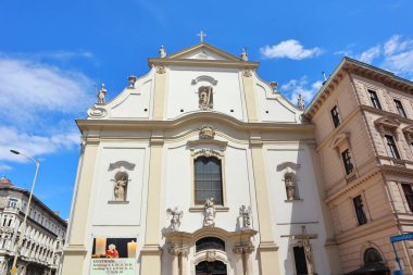  Macaristan 'ın Budapeşte kentindeki Fransiskenler Kilisesi
