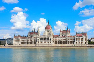  Macaristan Parlamentosu Budapeşte, Macaristan 'da güneşli bir günde