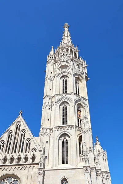 Kostel Matyáše Rybářské Baště Budapešti Maďarsko — Stock fotografie