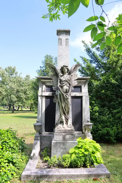 Macaristan Budapeşte Deki Ünlü Kerepeshi Mezarlığı Nda Antik Bir Mezar — Stok fotoğraf