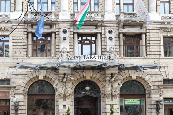 Vintage Híres Anantara Hotel Budapest Magyarország — Stock Fotó