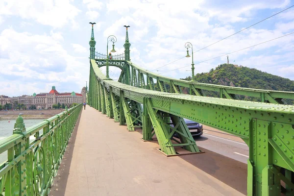 Freedom Bridge Budapest Ungern — Stockfoto