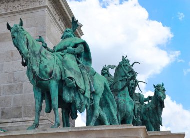 Millennium Anıtı kahramanlar Meydanı Budapeşte, Macaristan