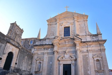 Hırvatistan 'ın Dubrovnik kentindeki Aziz Ignatius Kilisesi