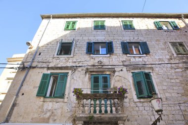  Hırvatistan 'ın Split kentindeki klasik saray