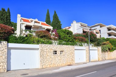 Hırvatistan 'ın Split, Dalmaçya kentindeki modern villa