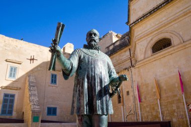 Valletta, Malta 'daki Büyük Usta Jean Parisot de Valette Anıtı