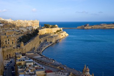 Valletta, Malta 'nın eski limanı.