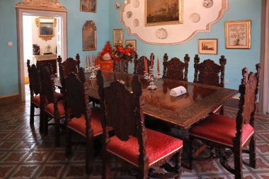 Malta Valletta 'daki Rocca Piccola Müzesi' nin içi