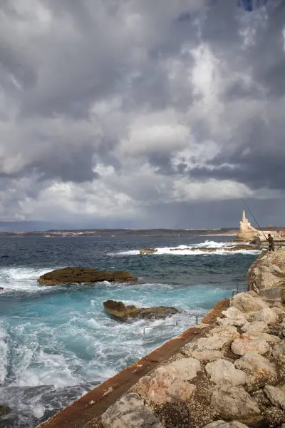 Mellieha Daki Cennet Körfezi Malta Telifsiz Stok Fotoğraflar