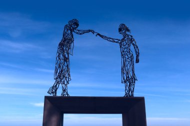 Sliema, Malta 'da modern heykel 