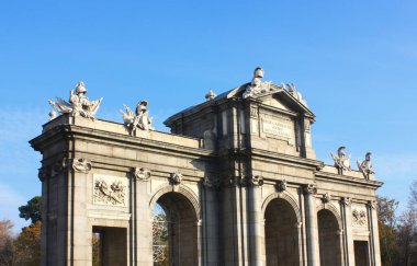  Puerta de alcala de madrid, İspanya