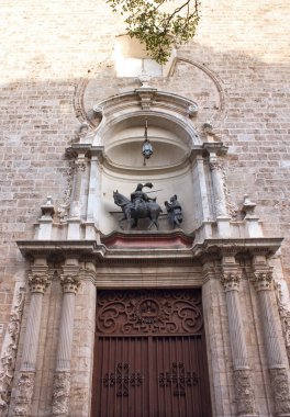 İspanya 'nın Valensiya şehrindeki güzel tarihi bina