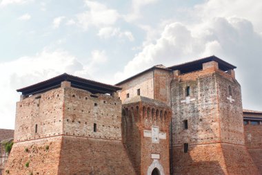 İtalya, Rimini 'deki Castel Sismondo manzarası