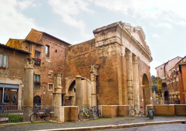 Octavia 'lı Portico Roma, İtalya