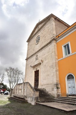 Montorio 'daki San Pietro Kilisesi Roma, İtalya' daki Trastevere bölgesinde.