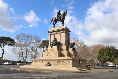 İtalya, Roma 'daki Giuseppe Garibaldi Anıtı