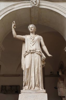 Roma, İtalya 'daki Ulusal Roma Müzesi' nde (Palazzo Altemps) heykel