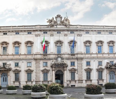 Constitutional Court of Italy in Rome clipart