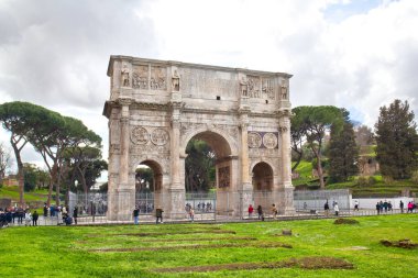 Roma, İtalya 'da Konstantin Kemeri