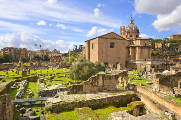 Roman Forum in Rome, Italy
