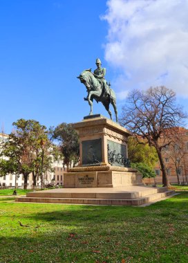 İtalya, Roma 'da Carlo Alberto al Quirinale anıtı