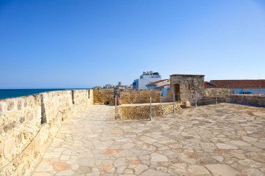 Kıbrıs 'ın Larnaca kentindeki ünlü Ortaçağ Kalesi