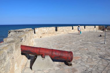 Kıbrıs 'ın Larnaca kentindeki ünlü Ortaçağ Kalesi