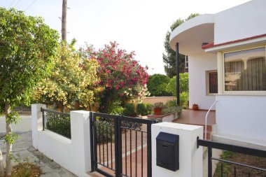 Kıbrıs 'ın Larnaka kentindeki tipik özel ev