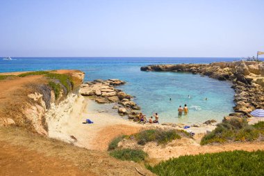 Protaras, Kıbrıs 'ta şirin vahşi plaj