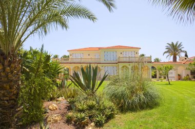  Kıbrıs Rum Kesimi 'nin Protaras kentindeki özel villa manzarası